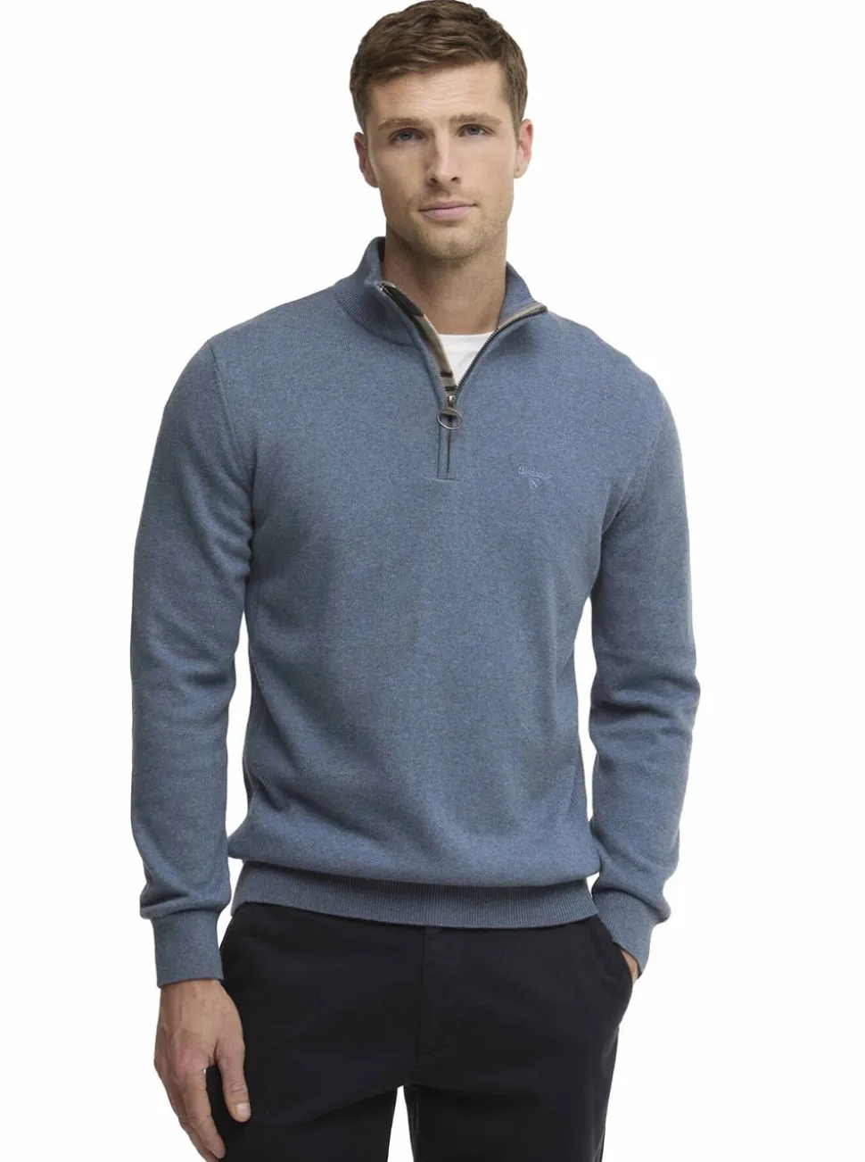 Barbour Cotton Half zip herr