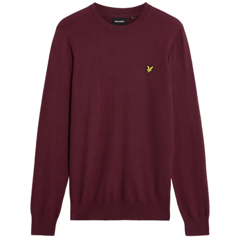 Cotton Merino Crew Neck Jumper Herr