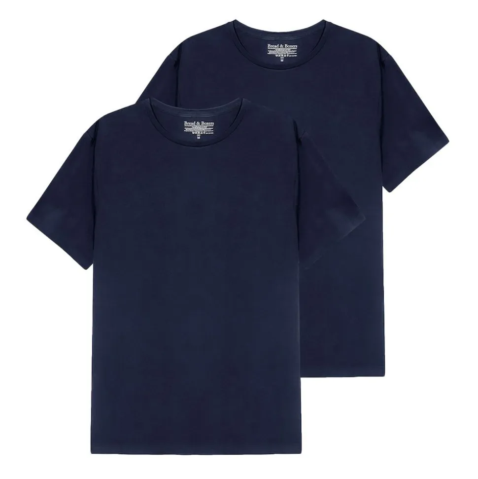 Crew-Neck Cotton Stretch 2-pack Herr