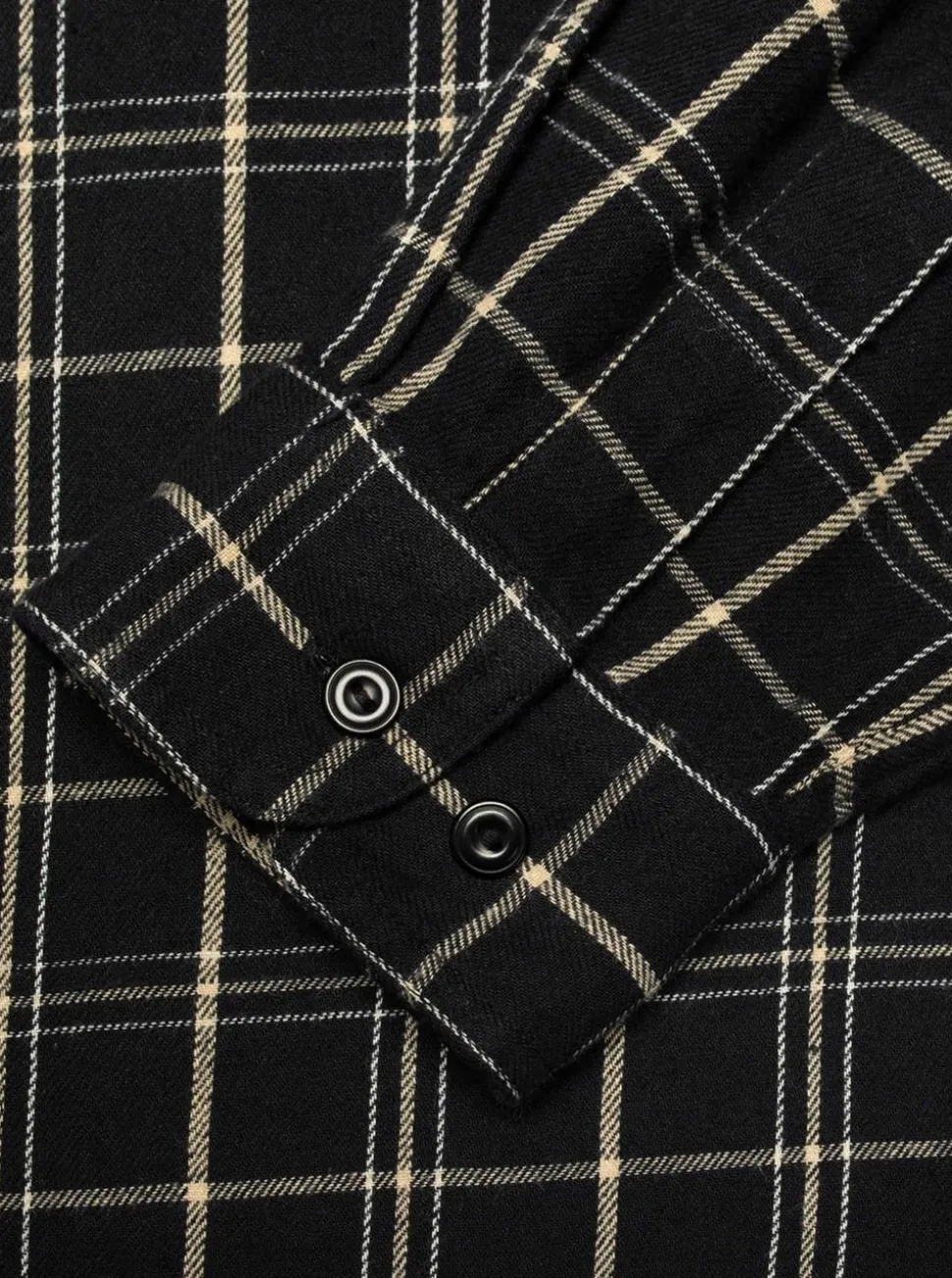 Julian Worker Shirt Checked Black Herr