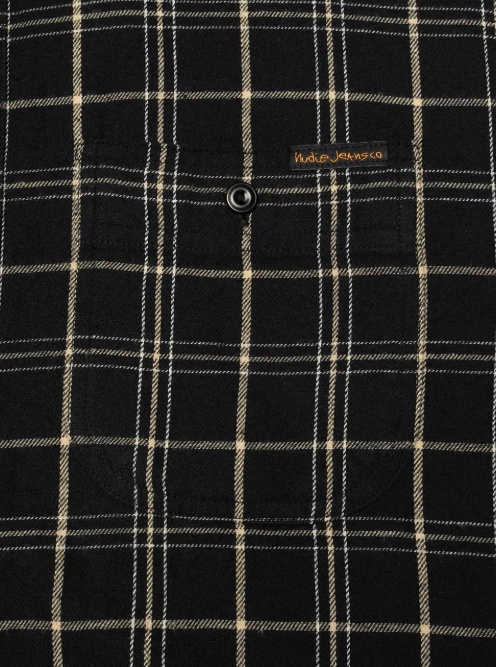 Julian Worker Shirt Checked Black Herr