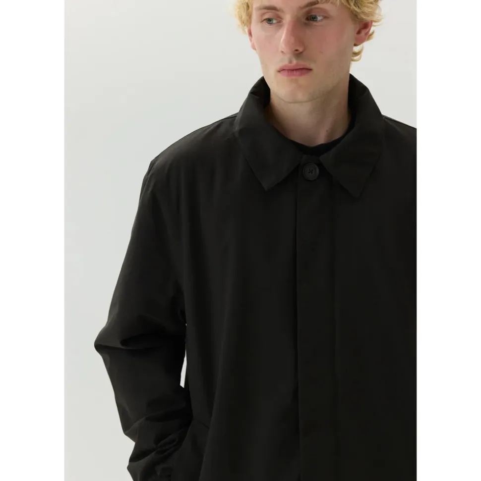 Long Dong Polyrayon Wool Look Herr