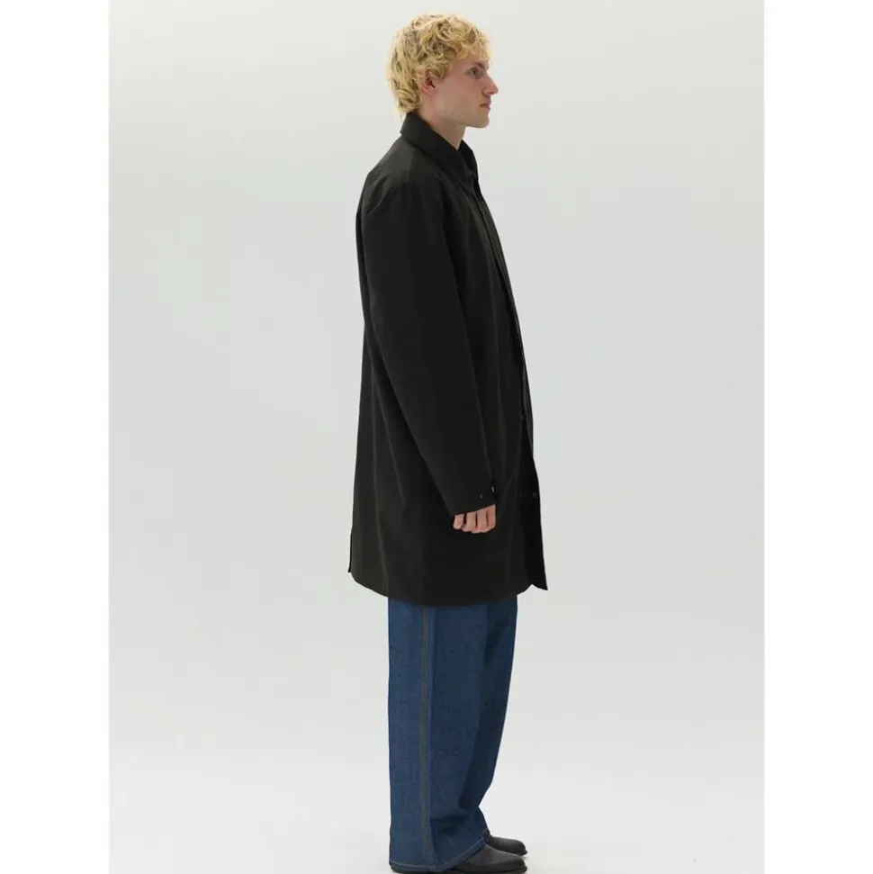 Long Dong Polyrayon Wool Look Herr