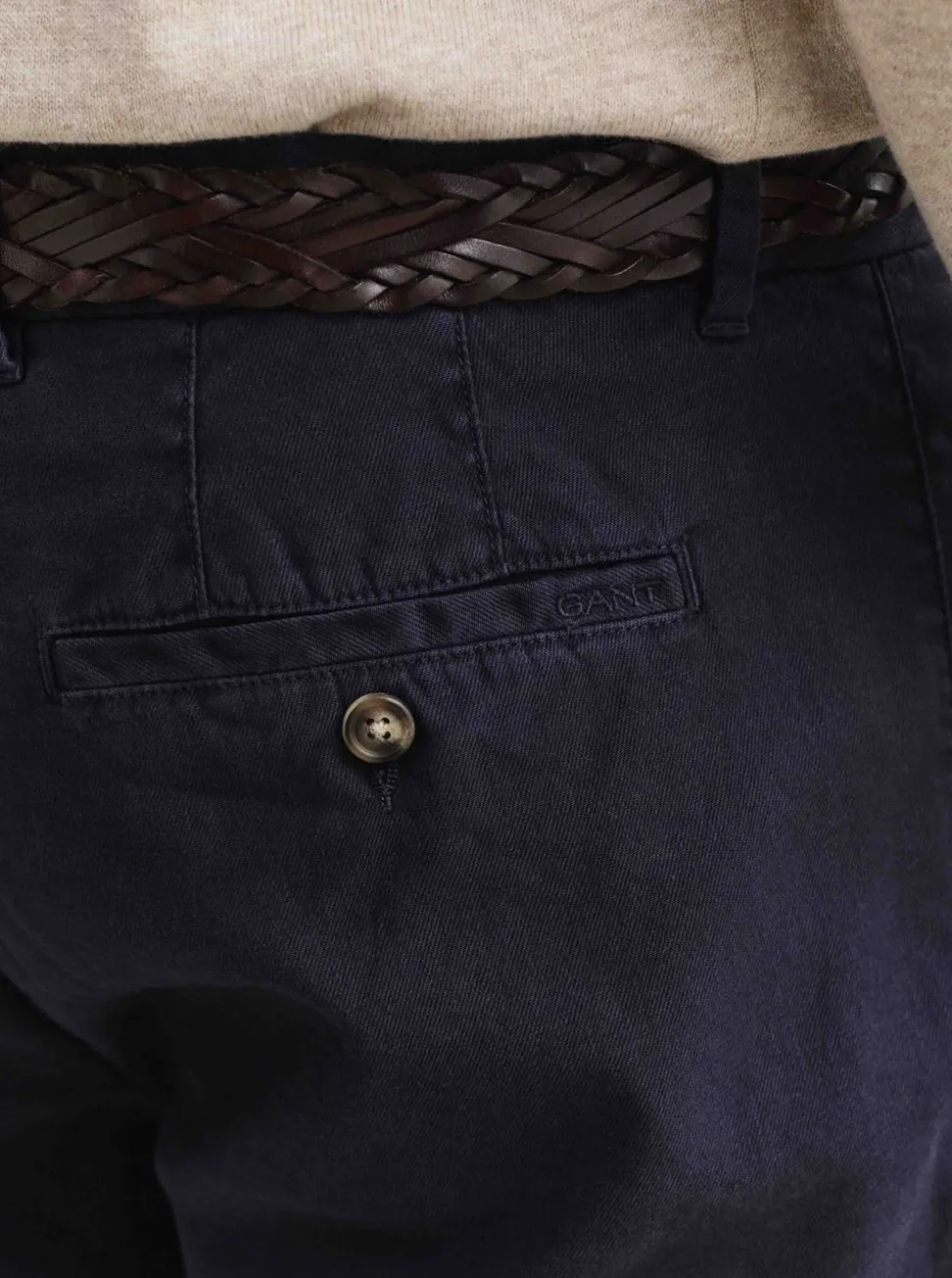 SLIM COTTON / LINEN CHINOS HERR
