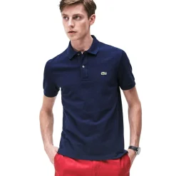 Slim Fit Piké Herr