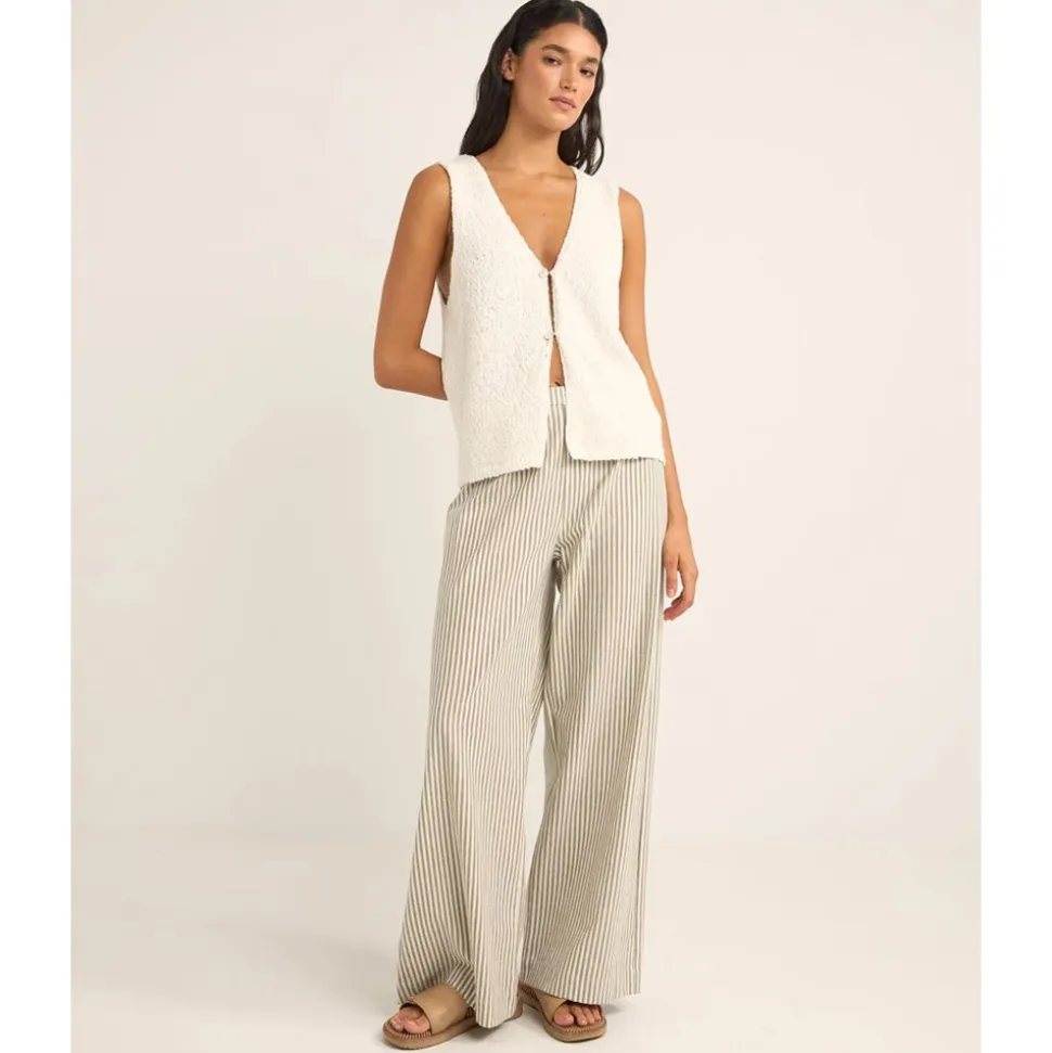 Valley Stripe Wide Leg Pant Dam